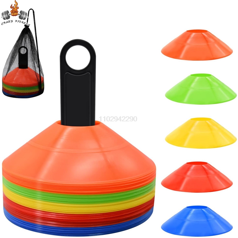 Football Training Cone - 10/50 buah kerucut latihan kerucut cakram