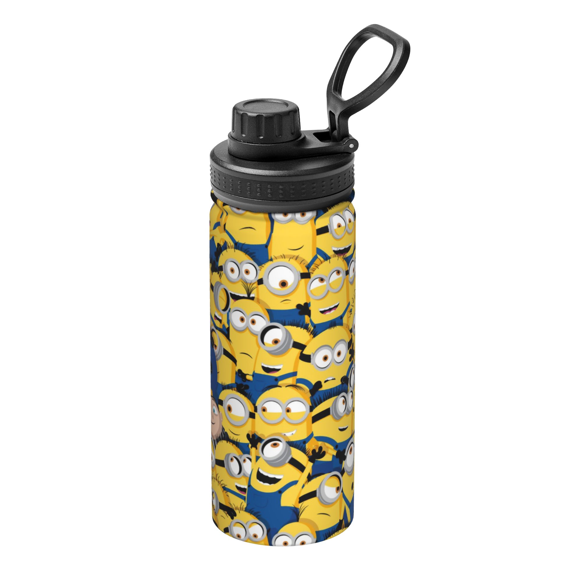 Sports Water Bottle Insulated - Kartun M-Minions 18OZ Botol Minum Olahraga