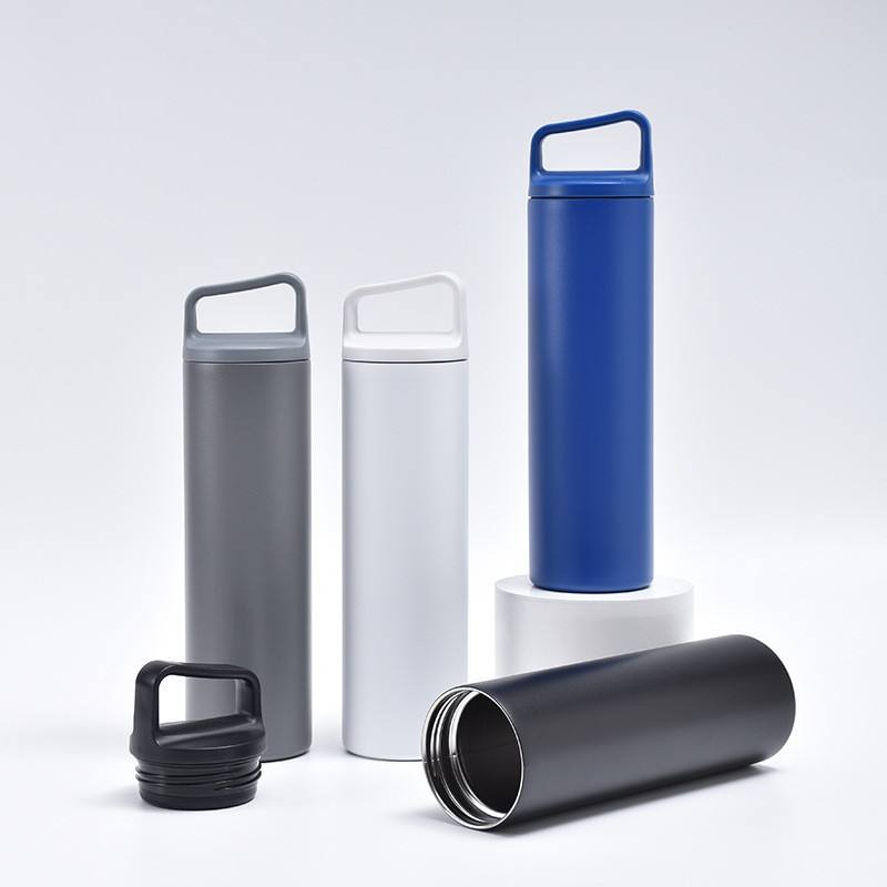 Sports Water Bottle Insulated - Botol Air Isolasi 20oz dengan Pegangan