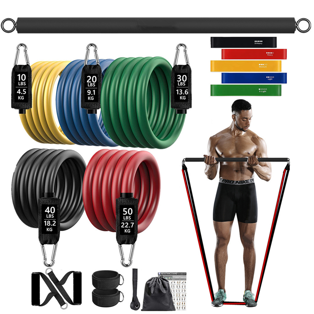 Sports Equipment Supplies - 150lb Gelang Elastis Tahan Rampasan Kebugaran