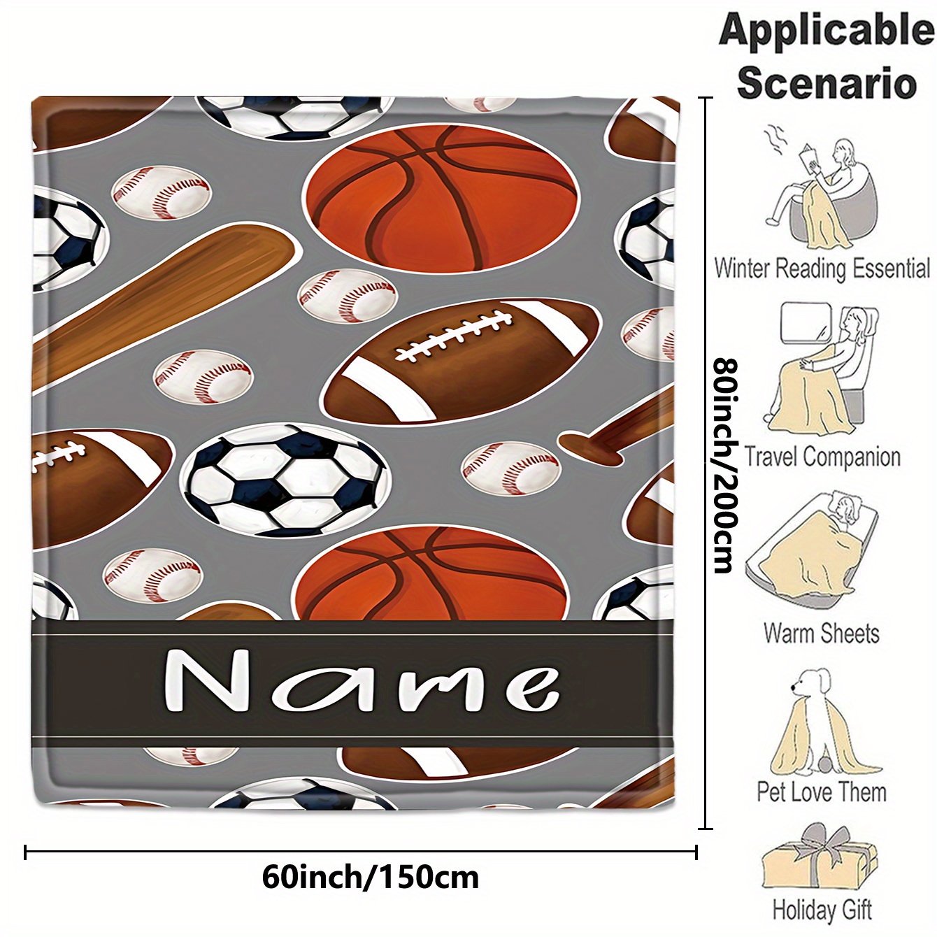 1 Selimut olahraga dengan nama - Sports Equipment And Names ulasan dan harga