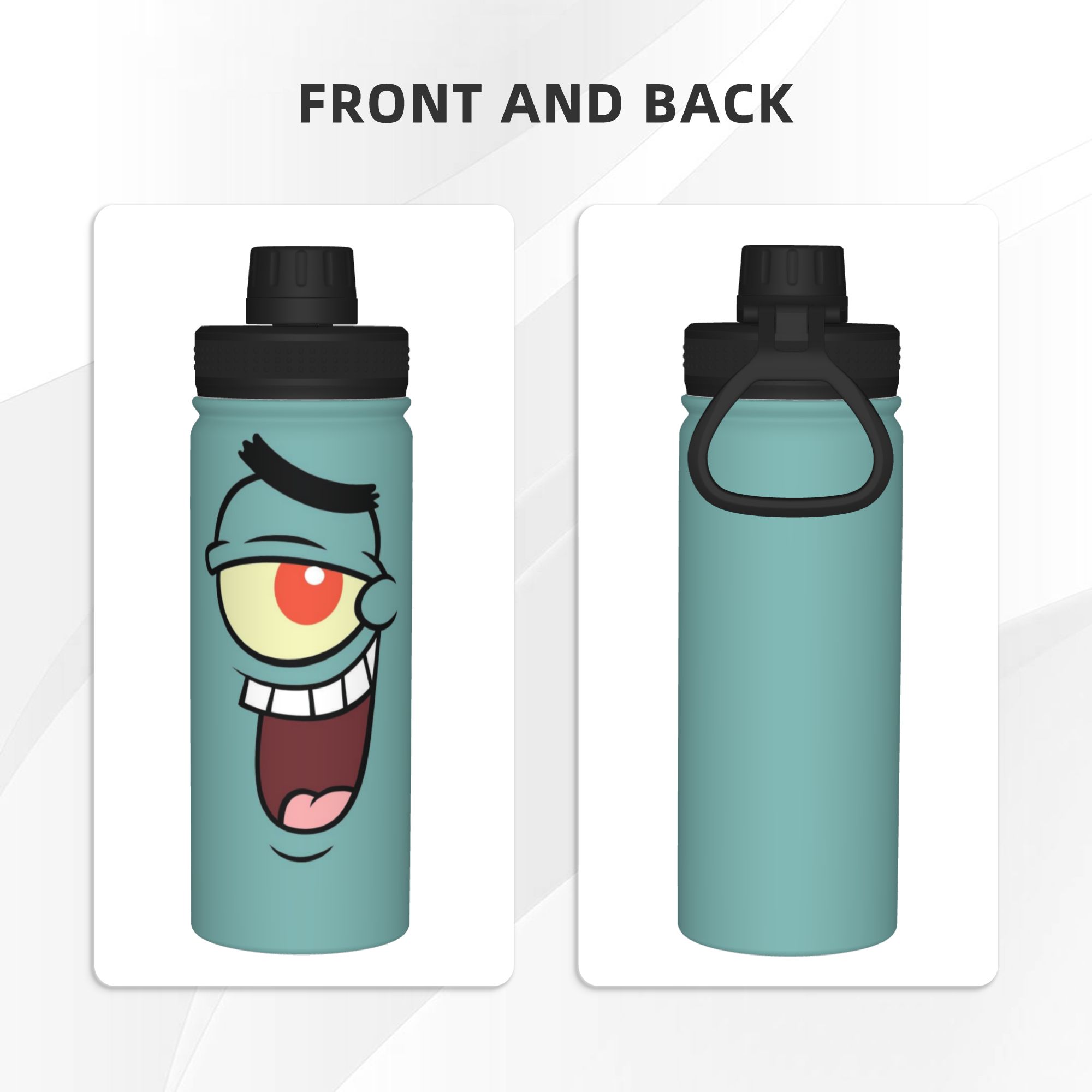 Botol Minum Termos Spongebob 1 - Sports Water Bottle Insulated ulasan dan harga