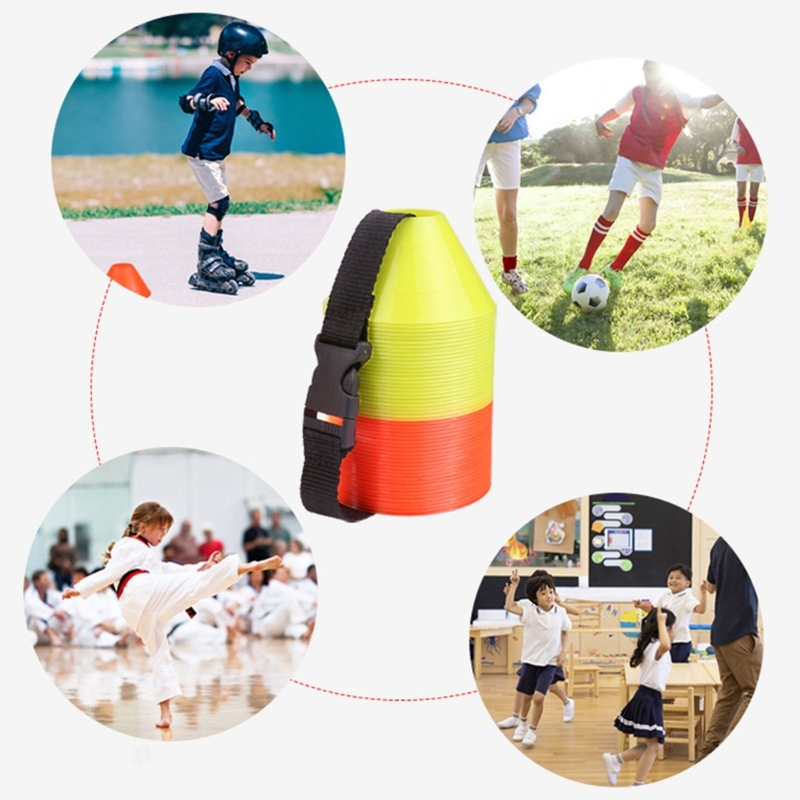 10 Buah Mark Disk Kerucut Sepa - Football Training Cone ulasan dan harga
