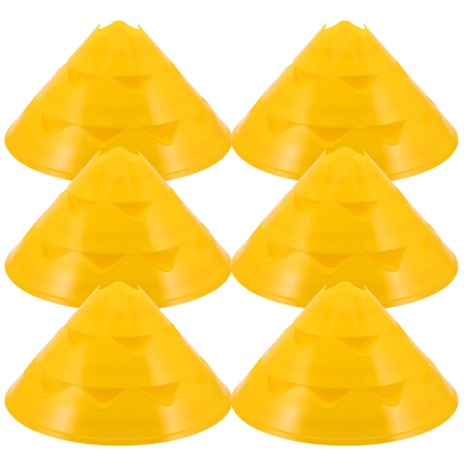 6 Buah Kerucut Latihan Sepak B - Football Training Cone ulasan dan harga