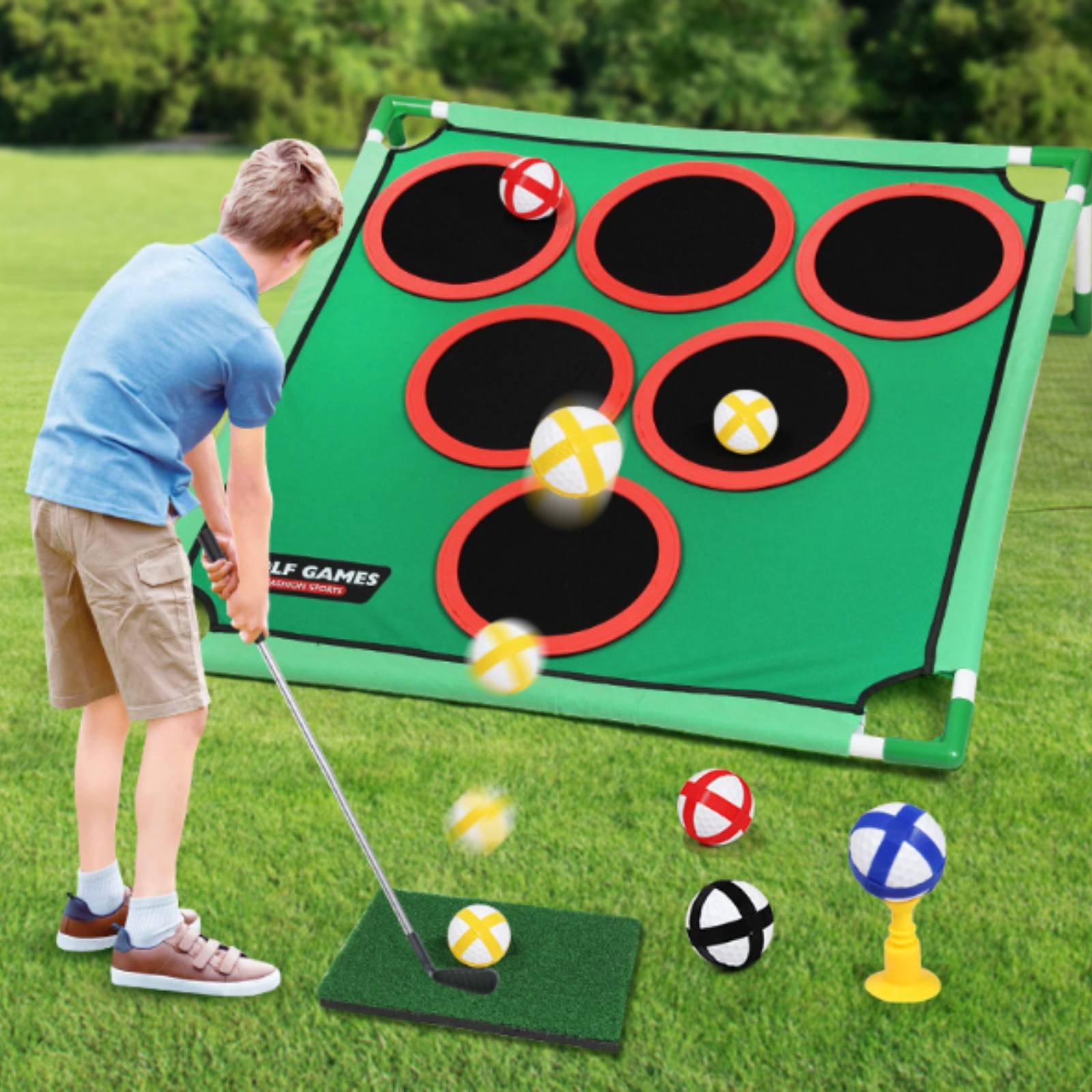 Target Latihan Golf Portabel M - X Sports Equipment ulasan dan harga