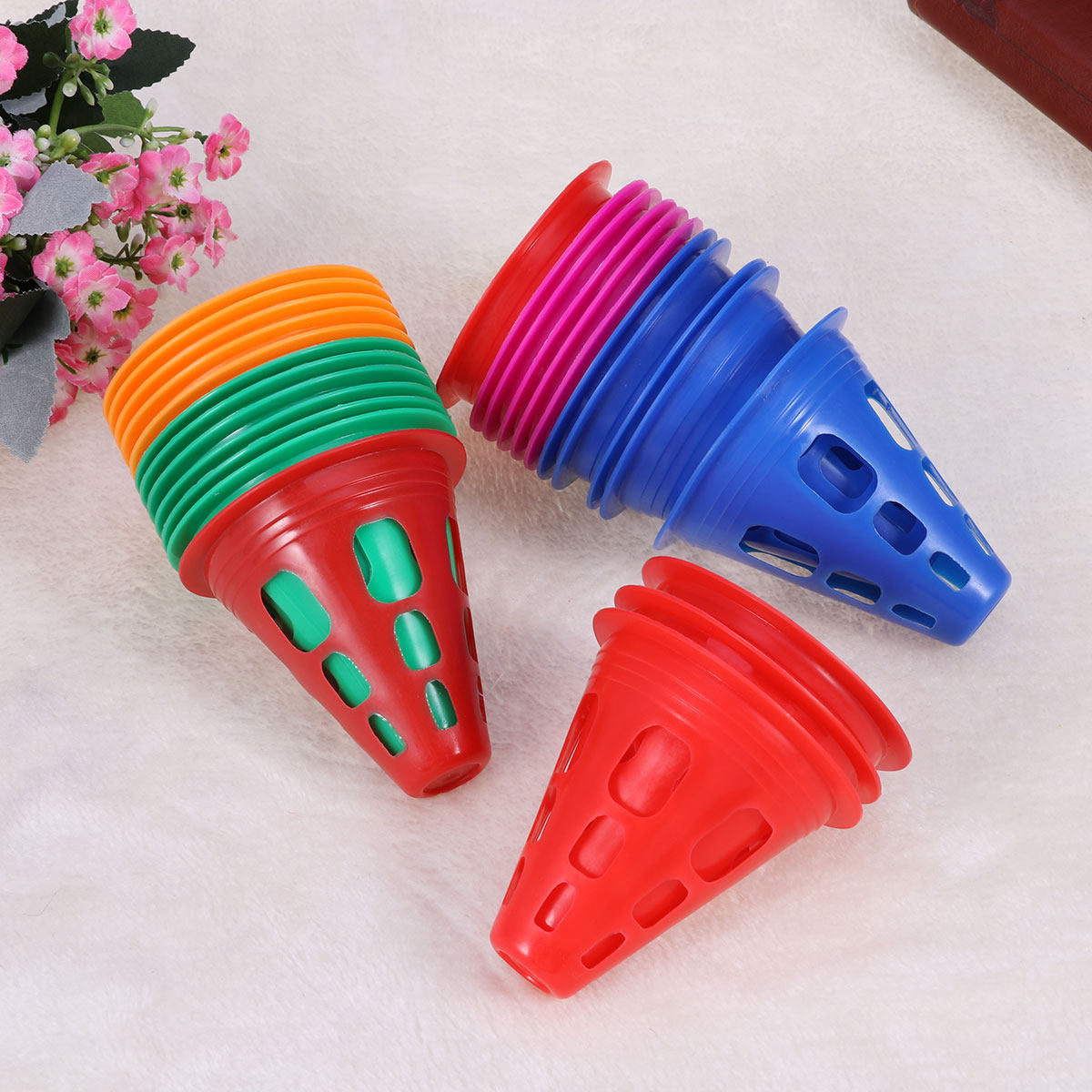 25 Buah Kerucut Olahraga Anti  - Football Training Cone ulasan dan harga