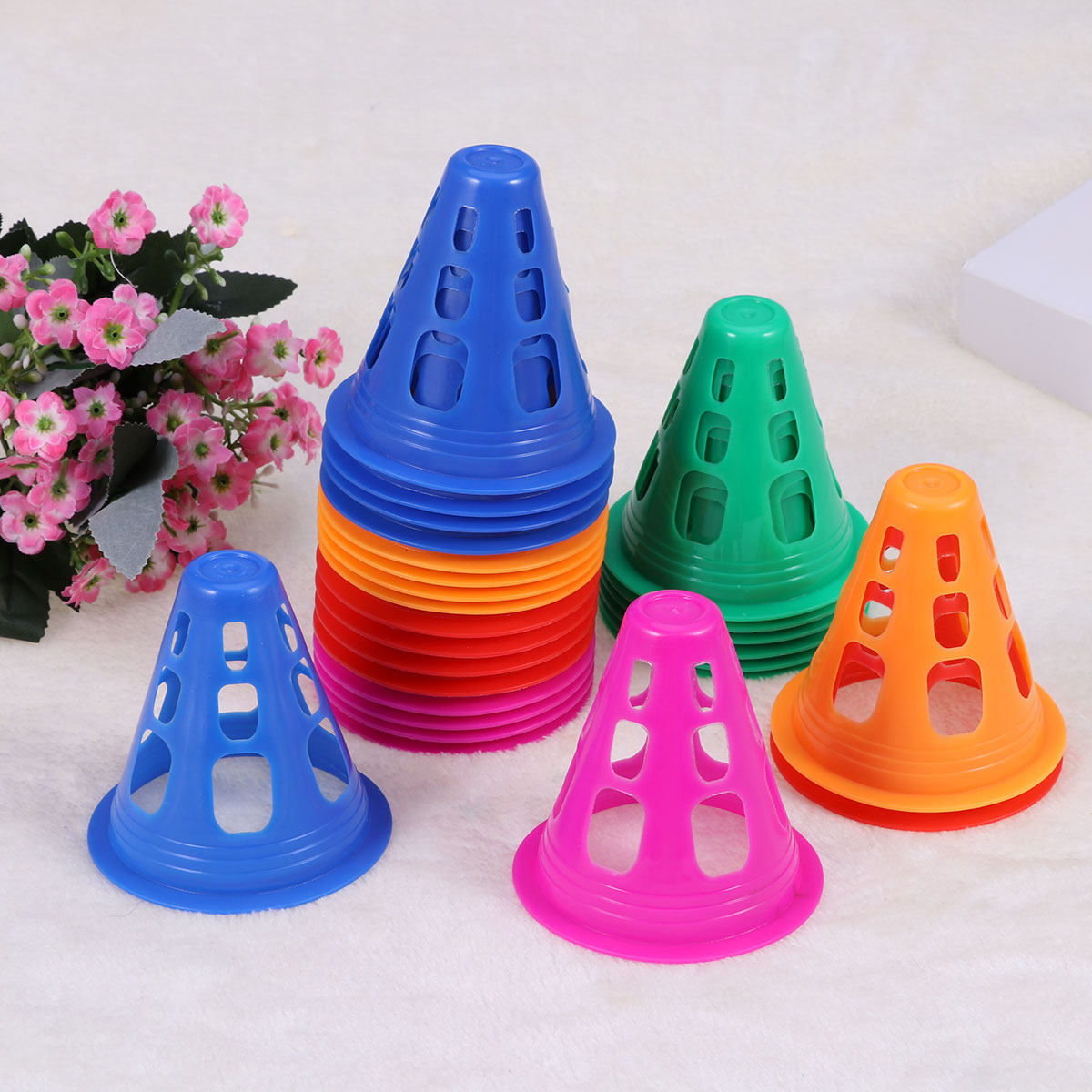 25 Buah Kerucut Olahraga Anti  - Football Training Cone ulasan dan harga