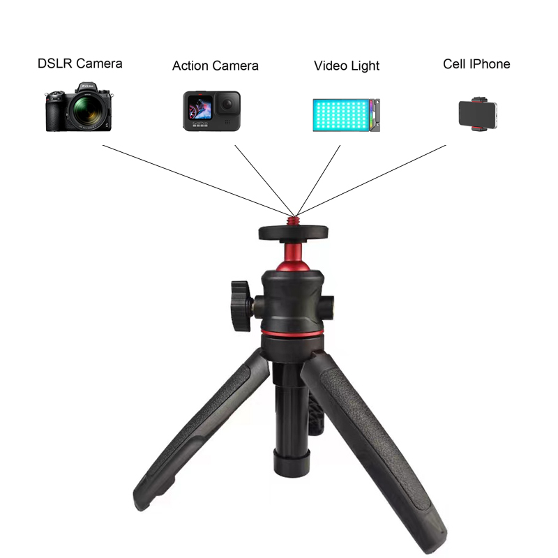 Tripod Lipat dengan Cold Shoe  - Lacrosse Stick Head ulasan dan harga