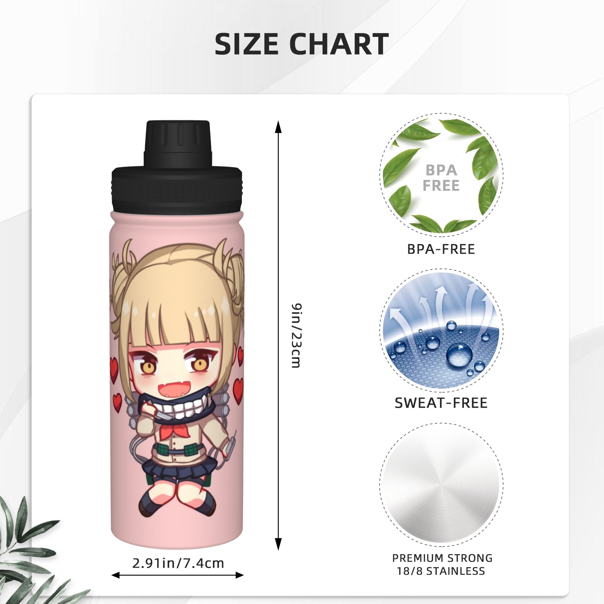 Toga My Hero Academia 18OZ Ket - Sports Water Bottle Insulated ulasan dan harga